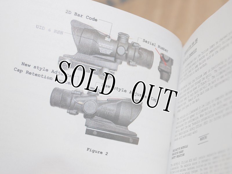 画像3: 米軍実物 AN/PVQ-31A ACOG  マニュアル (3)