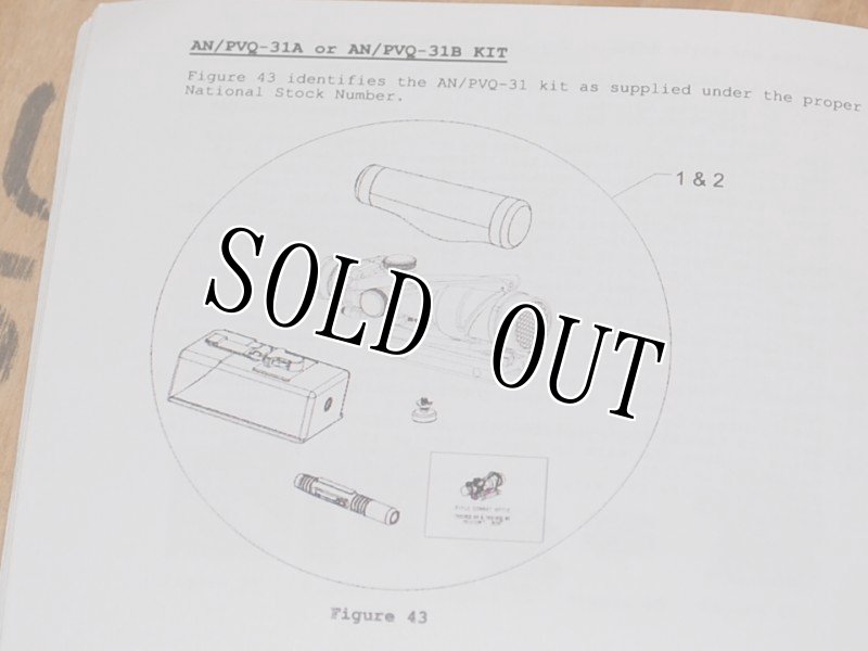画像8: 米軍実物 AN/PVQ-31A ACOG  マニュアル (8)