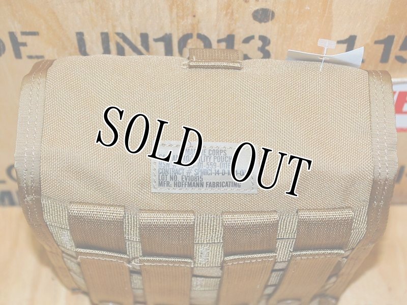 画像3: 海兵隊実物 SAW/ユーティリティー ポーチ コヨーテ (3)