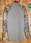 画像2: 米軍実物,マルチカム COMBAT SHIRT　XXL (2)