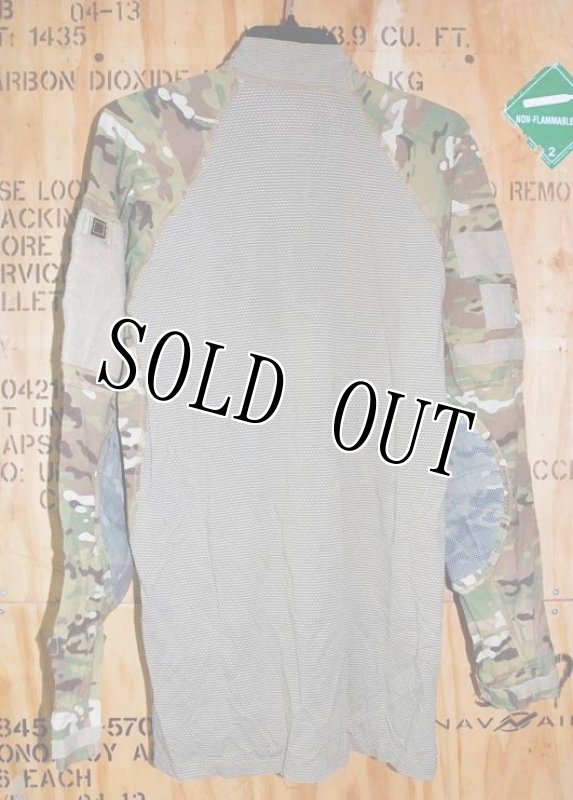 画像2: 米軍実物,マルチカム COMBAT SHIRT　XXL (2)