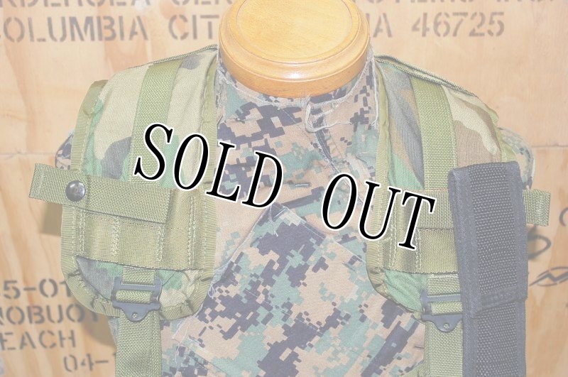 画像5: 米軍実物 LBV タクティカル ロードベアリング ベスト ウッドランド (5)
