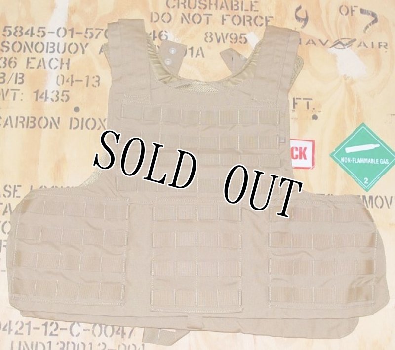 画像2: 米軍実物 EAGLE製 FSBE CIRAS  アーマーキャリアー コヨーテ　L (2)