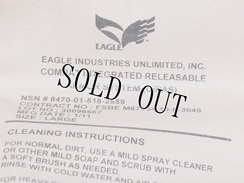 画像6: 米軍実物 EAGLE製 FSBE CIRAS  アーマーキャリアー コヨーテ　L (6)