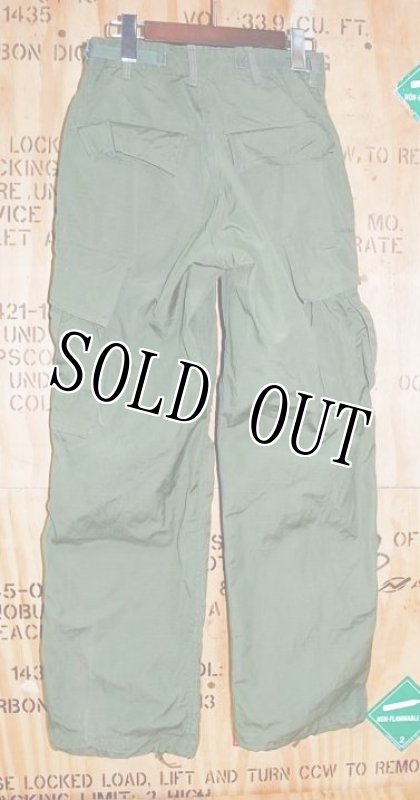 画像2: 米軍実物 TROUSERS,MAN'S,COTTON WR POPLIN,RIP/STOP OG 107 (2)