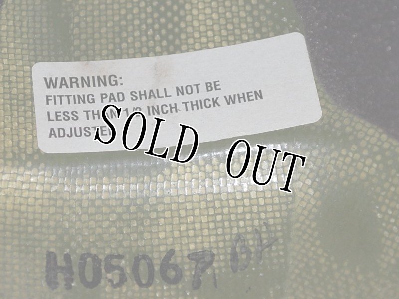 画像12: 米軍実物 US NAVY TACTICAL BALLISTIC  HELMET LEVEL II TBH-II (12)