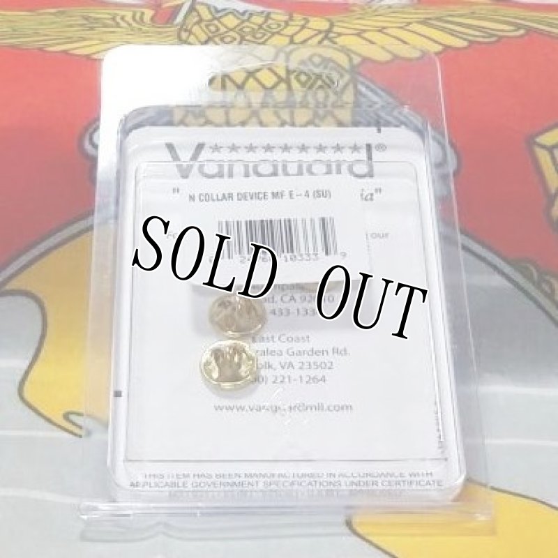 画像2: アメリカ海軍 階級章 襟章 三等兵曹(E-4) ミラーフィニッシュ  (2)