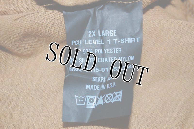 画像4: 米軍実物 特殊部隊支給 PCU LEVEL 1 T-SHIRT  XXL (4)