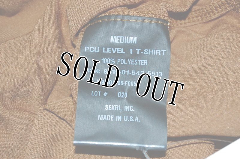 画像3: 米軍実物 特殊部隊支給 PCU LEVEL 1 T-SHIRT  M (3)