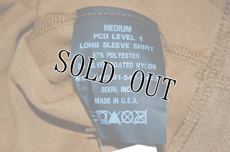 画像4: 米軍実物,特殊部隊支給,PCU LEVEL 1 LONG SLEEVE SHIRT M (4)