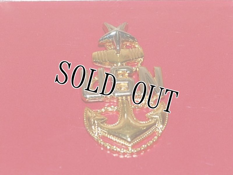 画像2: アメリカ海軍  帽章 シニア・チーフ・ペティ・オフィサー(E-8) (2)