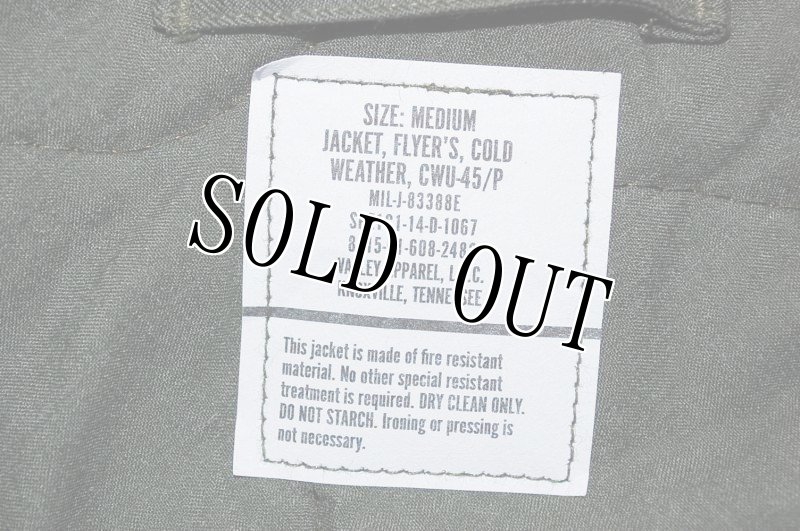 画像6: 米軍実物 JACKET,FLYER'S,COLDWEATHER,CWU-45/P  フライトジャケット M (6)