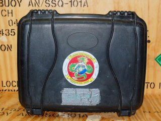 ②本物米軍ライフルケース ペリカン ミリタリー 外寸W120×D42×H23cm ①