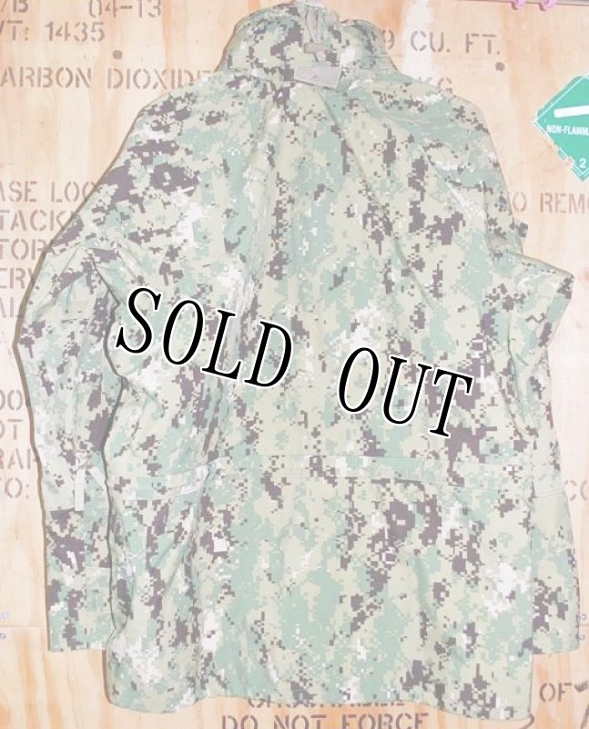 画像4: 米軍実物,US NAVY NWU GORE-TEX ゴアテックスパーカー XS-XS (4)