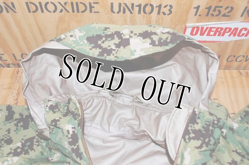 画像6: 米軍実物,US NAVY NWU GORE-TEX ゴアテックスパーカー XS-XS (6)