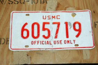 米軍放出品　US MARINE CORPS　ナンバープレートカバー　米軍実物 楽天市場】軍 ナンバープレートの通販