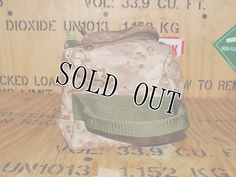 画像2: 米軍放出品 USMC デザートピクセル ポーチ (2)