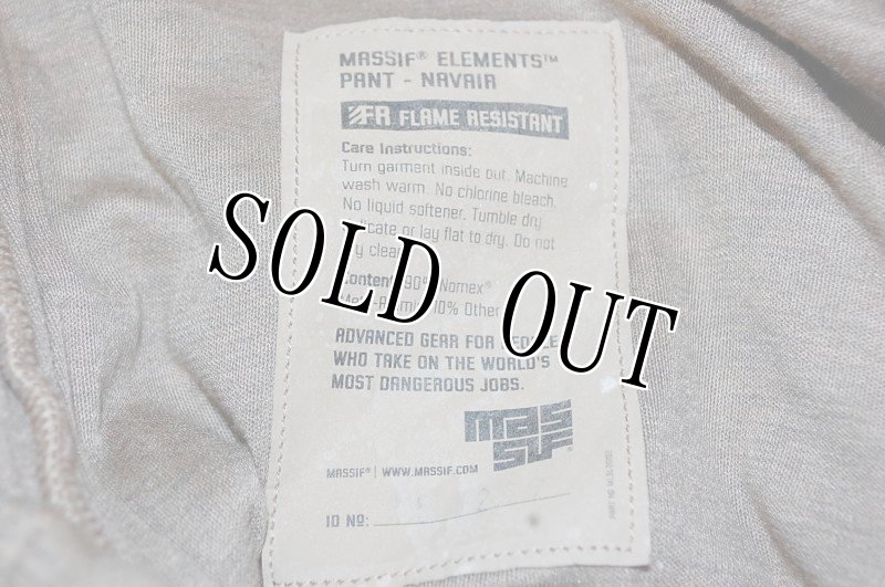 画像4: 米軍放出品,MASSIF,　エレメントパンツ　XL (4)