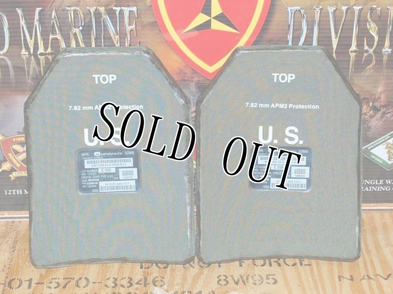 画像3: 米軍実物 STRIKE FACE E-SAPI 7.62mm アーマープレート MEDIUM (3)