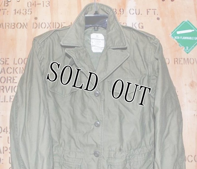 画像2: 米軍実物,WOMAN's　M-65フィールドジャケット　OD　16R (2)