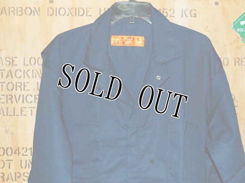 画像3: 米軍放出品 RED KAP　カバーオール　紺　48R (3)