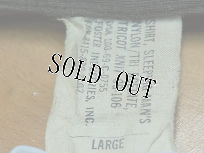 画像5: 米軍実物 ナム戦 SHIRT SLEEPING MAN'S(LARGE) (5)