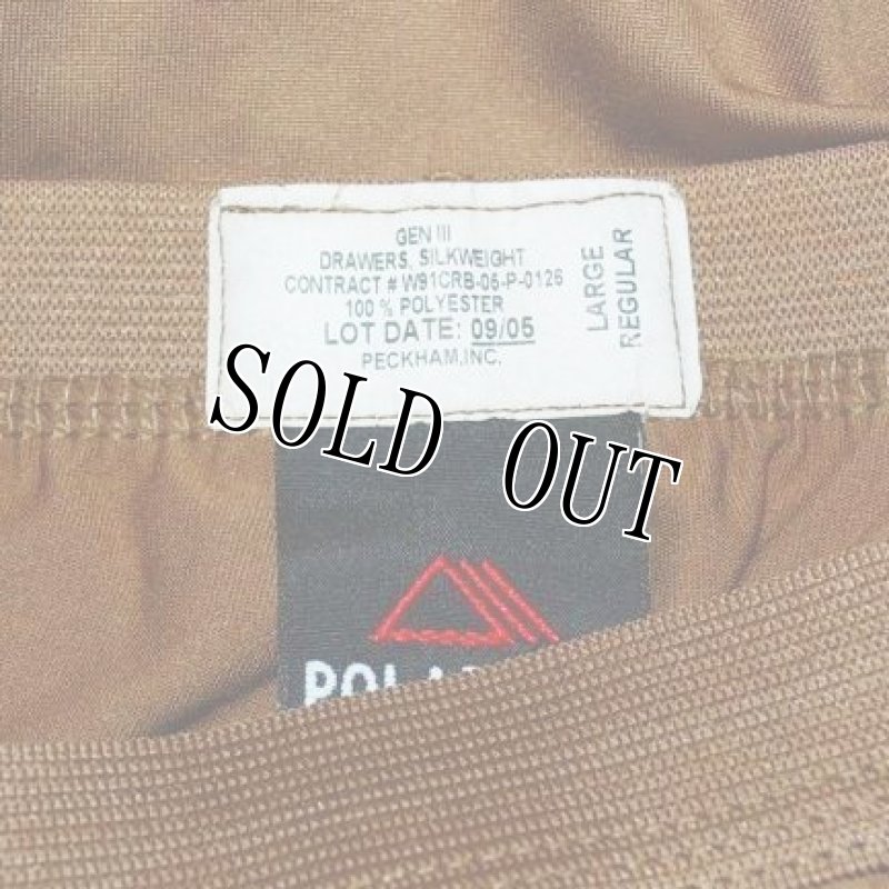 画像3: 米軍実物,GENIII ポーラテック　アンダーパンツ　L-R (3)