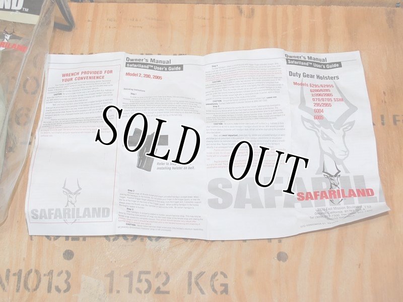 画像8: 海兵隊実物 SAFARILAND サファリランド   STX 6004-73-761  サファリランド タクティカルホルスター ベレッタ用 (8)