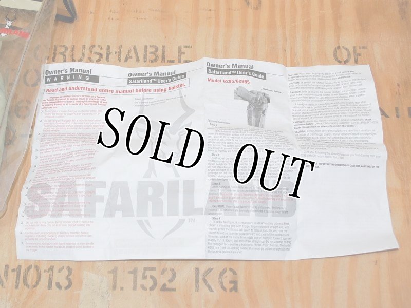 画像9: 海兵隊実物 SAFARILAND サファリランド   STX 6004-73-761  サファリランド タクティカルホルスター ベレッタ用 (9)