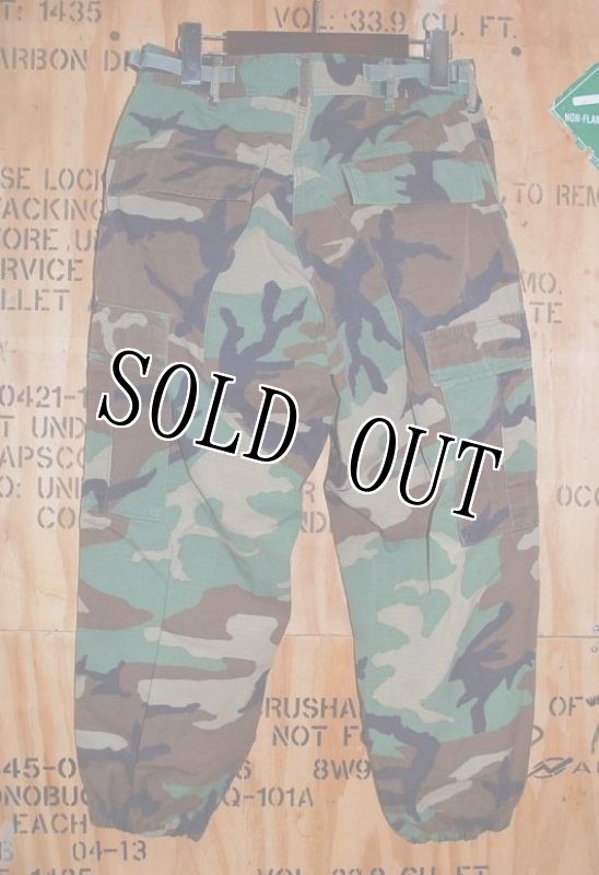 画像3: 米軍放出品,ウッドカモ 迷彩パンツ S-R (3)