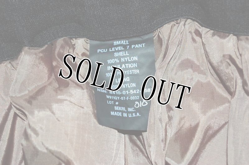 画像4: 米軍実物 PCU LEVEL 7　プリマロフトパンツ　S (4)