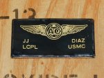 画像1: 海兵隊実物 USMC AIR CREW ネームパッチ  (1)