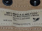 画像6: 米軍放出品  Eagle single m4 mag pouch 2 mags (6)