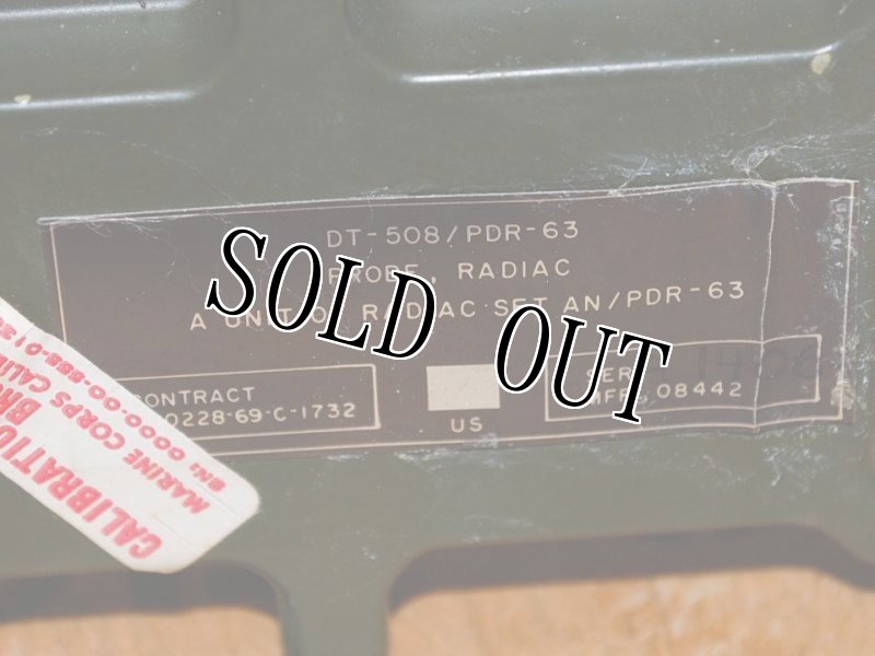 画像9: 海兵隊実物 AN/PDR-63 RADIAC SET 放射能 探知機 (9)