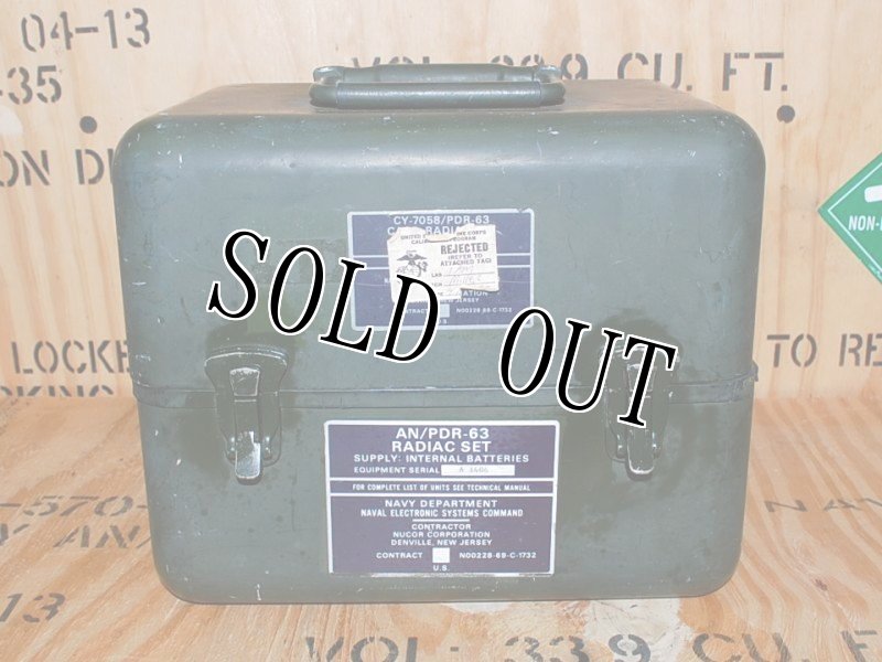 画像15: 海兵隊実物 AN/PDR-63 RADIAC SET 放射能 探知機 (15)