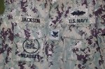 画像2: 米軍実物　US NAVY,　迷彩ジャケット　TYPEIII　M-L (2)