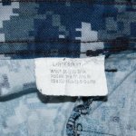 画像5: 米軍実物　US NAVY,　迷彩パンツ 　L-S (5)