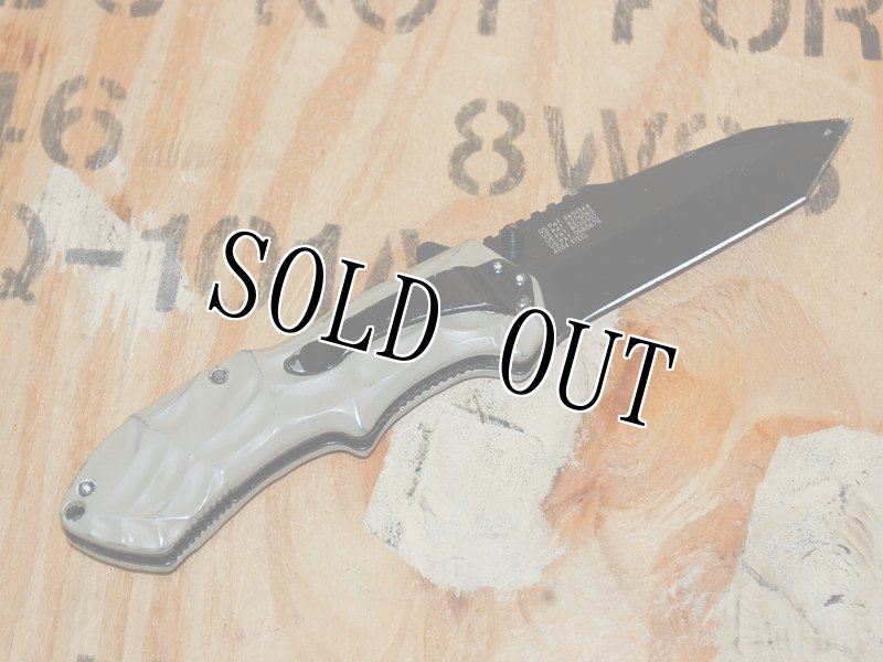 画像3: 海兵隊放出品 Smith&Wesson Black Ops 3   アシストフリッパーナイフ (3)