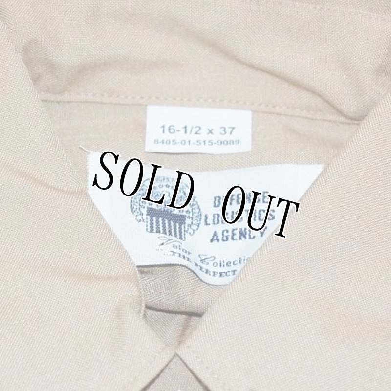 画像3: 米軍放出品,USMC サービスドレスシャツ 16-1/2×37 (3)