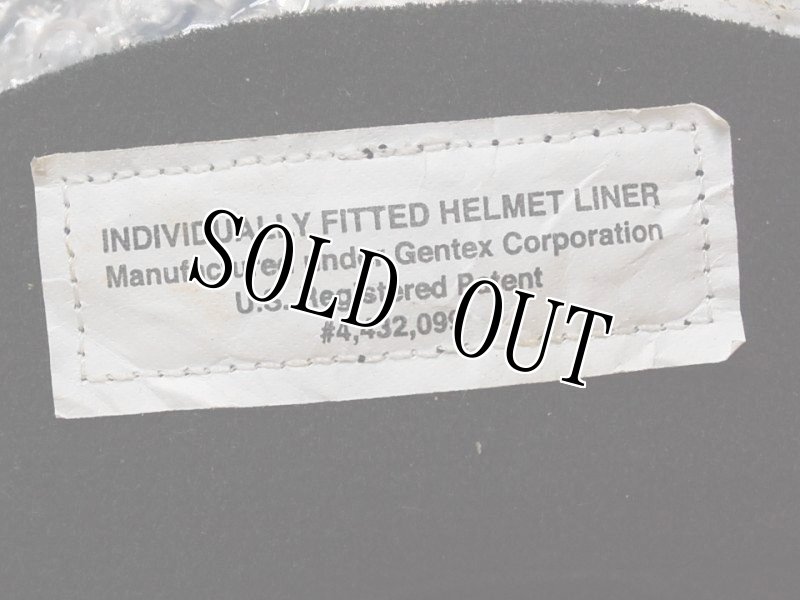 画像6: 米軍実物 GENTEX SPH-4B SPH-5CG  シリーズ フライヤーズ ヘルメット TPL ライナー L (6)