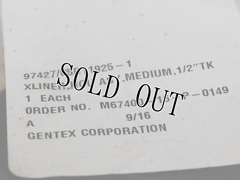 画像3: 米軍実物 Gentex X Liner for HGU Flight Helmet 1/2 thick  (3)