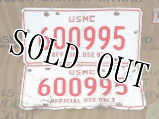 米軍放出品実物　 USMC ナンバープレート（前後用）中古品6 米軍放出品実物 USMC ナンバープレート（前後用）中古品6 個人装備