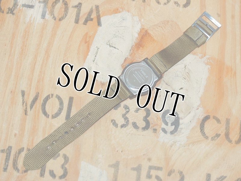 画像2: 米軍放出品 TIMEX  ミリタリー Camper ODナイロン ストラップ (2)