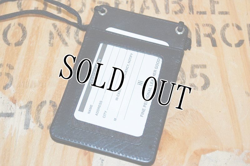 画像3: 米軍放出品 USMC 　レザー　ID/パス　コインケースネックホルダー (3)