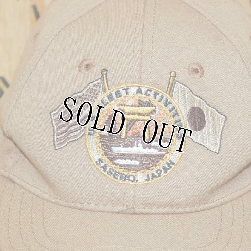 画像2: 米軍放出品 刺繍キャップ SASEBO JAPAN (2)