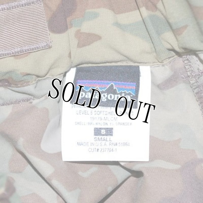 画像5: 米軍実物 Patagonia パタゴニア Level5　 マルチカモ SOFT SHELL PANTS　SMALL (5)