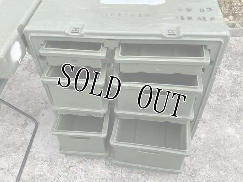 画像4: 米軍実物 ペリカン HARDIGG 野戦用フィールドデスク　OD (4)