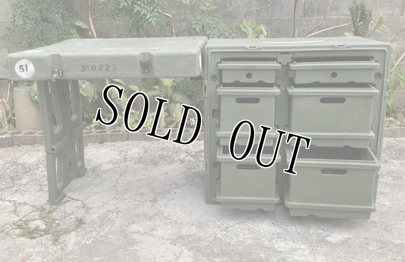 画像2: 米軍実物 ペリカン HARDIGG 野戦用フィールドデスク　OD (2)