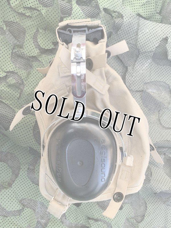 画像5: 米海軍実物 aegisound イヤーマフ CLOTH HELMET セット  防音ヘッドホン  (5)