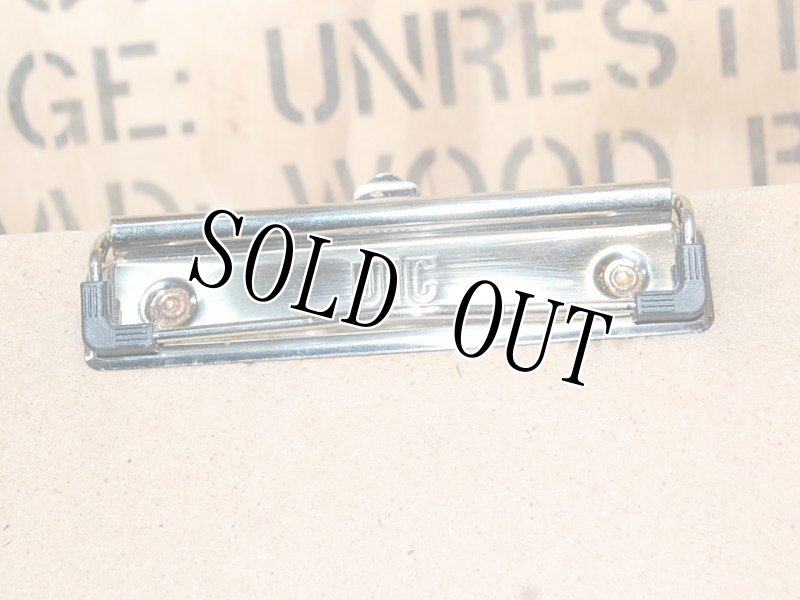 画像2: 米軍放出品 Officemate OIC Wood Clipboard クリップボード (2)